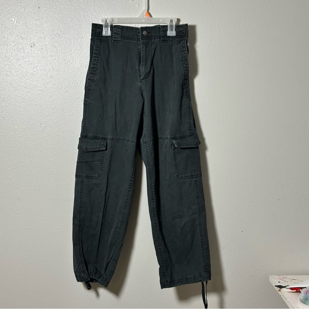 Old Navy Women‎ Gray/Black Baggy Cargo Pants size XS